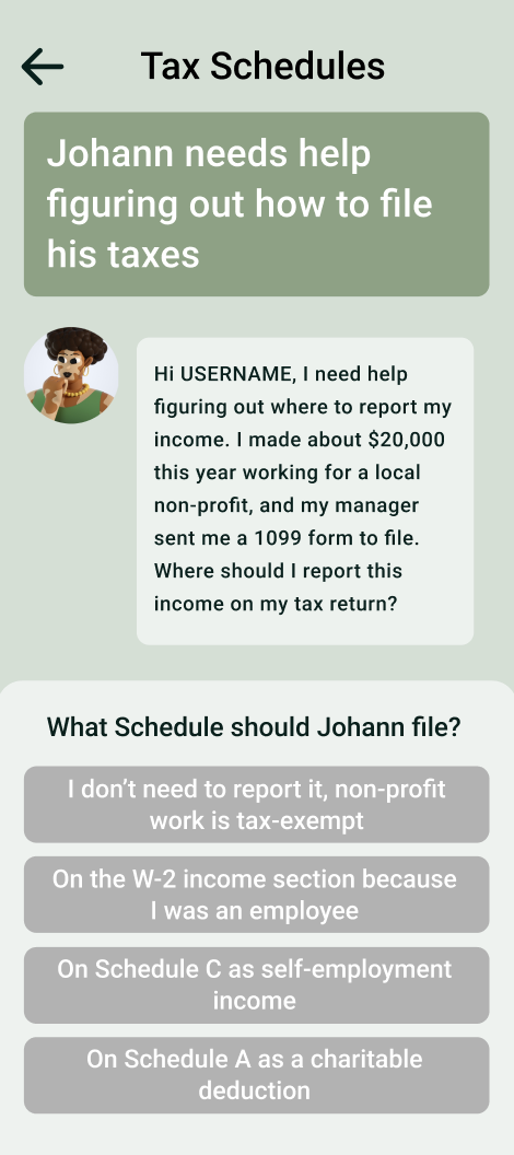 FinanceU Quiz Page