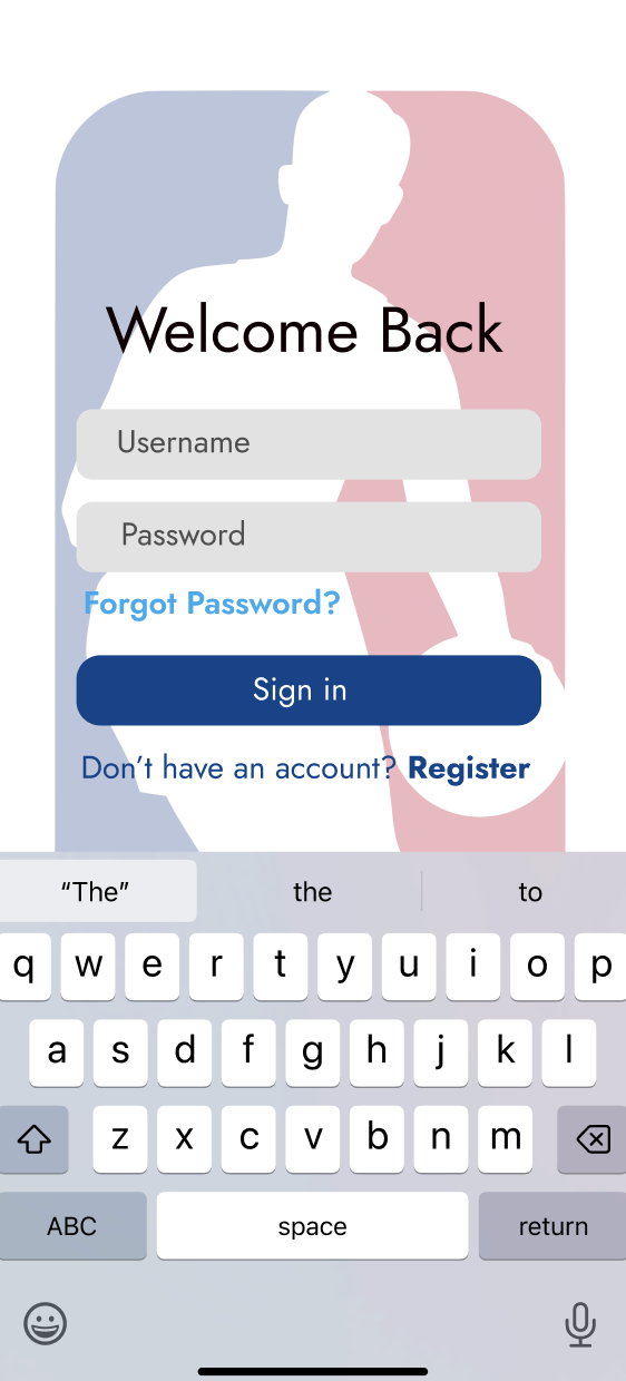 NBA Hunt Login Page