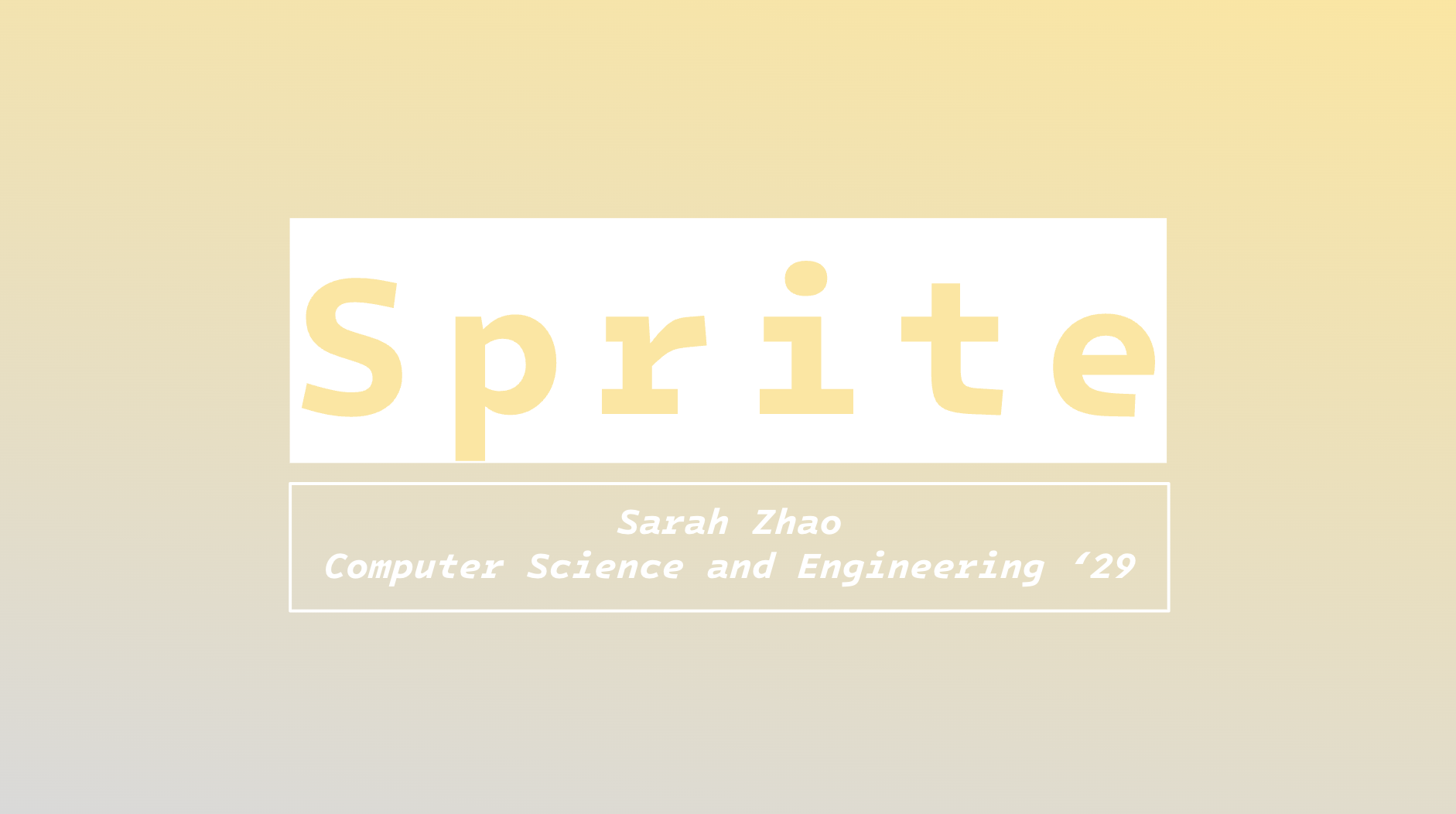 Sprite 1